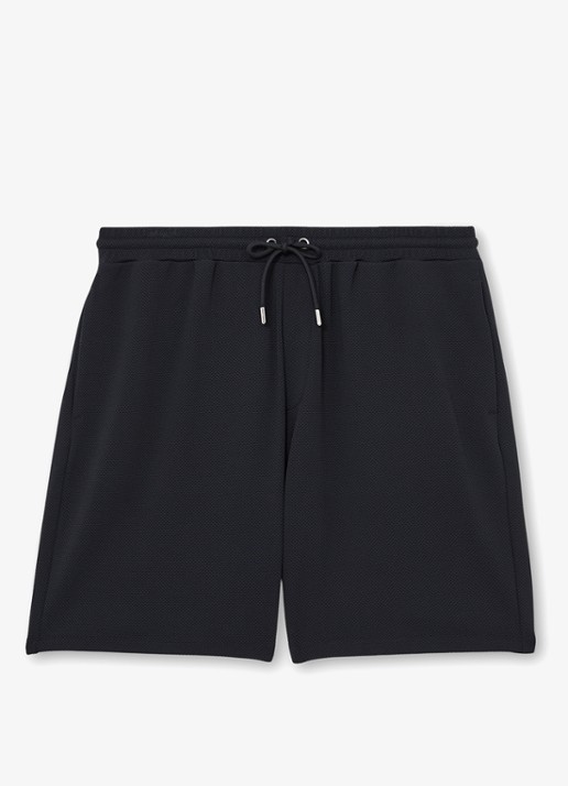 Reiss Tavolla korte broek met steekzakken - voorkant donkerblauw
