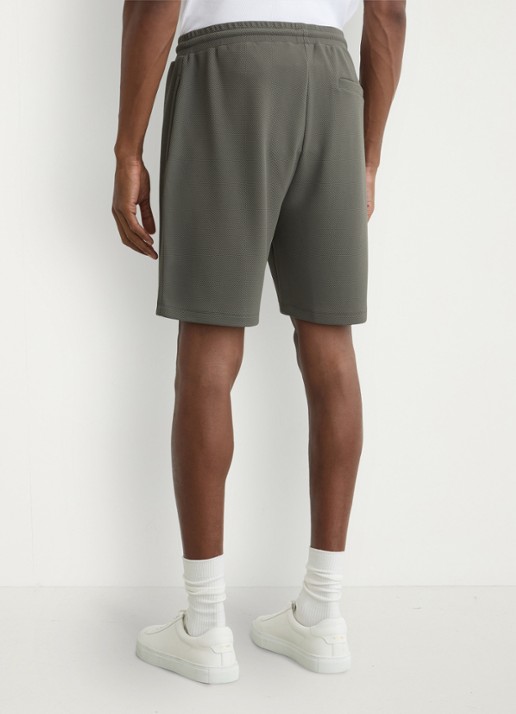 Reiss Tavolla korte broek met steekzakken - achterkant groen