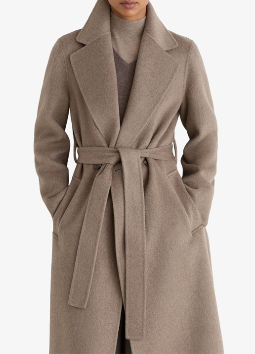 Reiss Thea double-breasted mantel in kasjmierblend