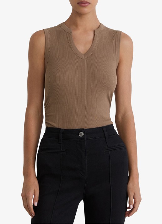 Reiss Thena top met V-hals