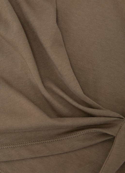 Reiss Tia top met gedrapeerd detail - detail 3 khaki