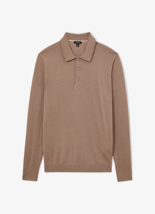 Reiss Trafford regular fit polo van merino wol
