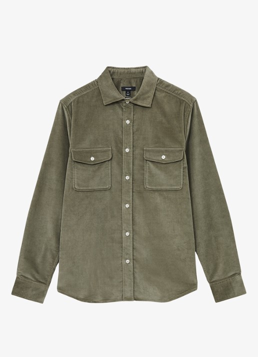 Reiss Tucci regular fit overshirt van corduroy