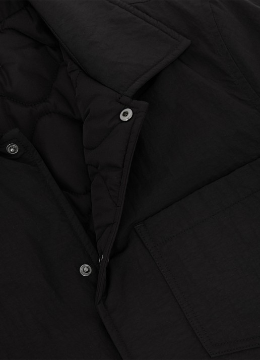 Reiss Vasey gewatteerde jack met borstzak - detail 5 zwart