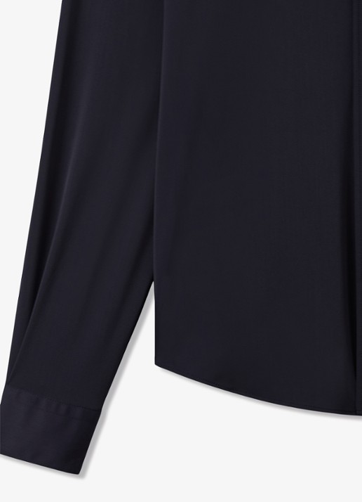 Reiss Voyager regular fit overhemd - detail 5 donkerblauw