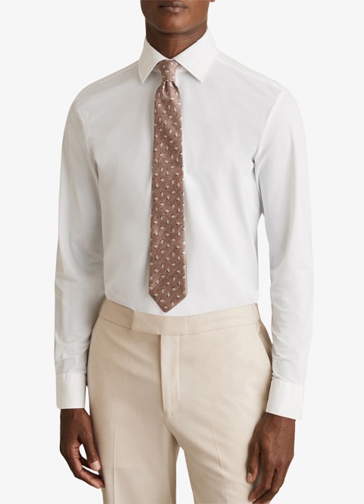 Reiss Voyager regular fit overhemd - voorkant 2 white / wit