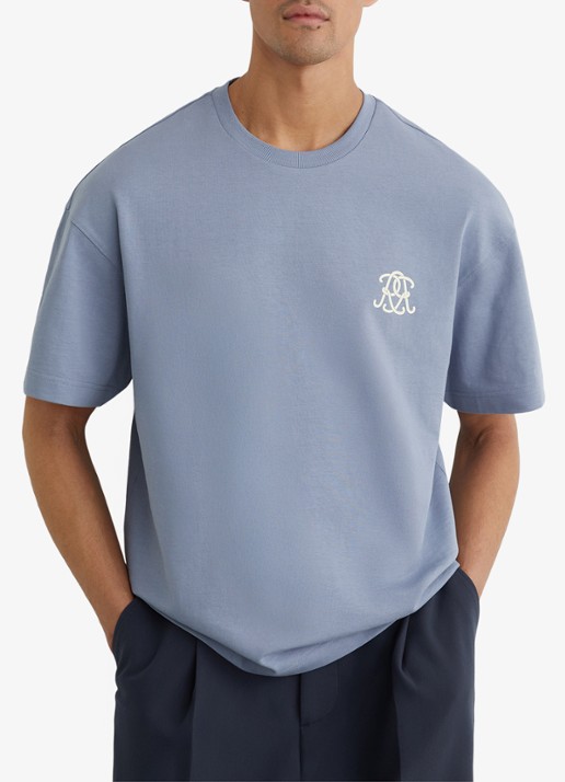 Reiss Walton T-shirt met logo- en backprint