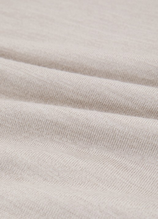Reiss Wessex fijngebreide trui van merino wol  - detail 2 beige