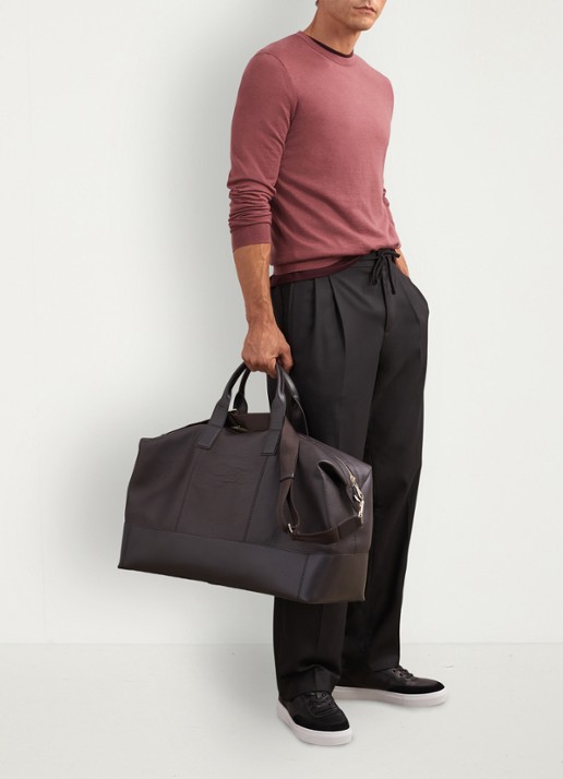 Reiss Wessex sweater van merino wol - voorkant 6 oudroze
