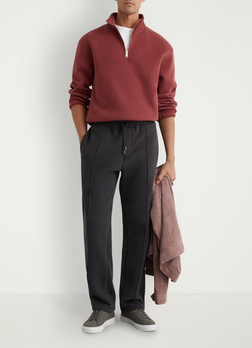Reiss Zeno joggingbroek met steekzakken - voorkant 6 zwart