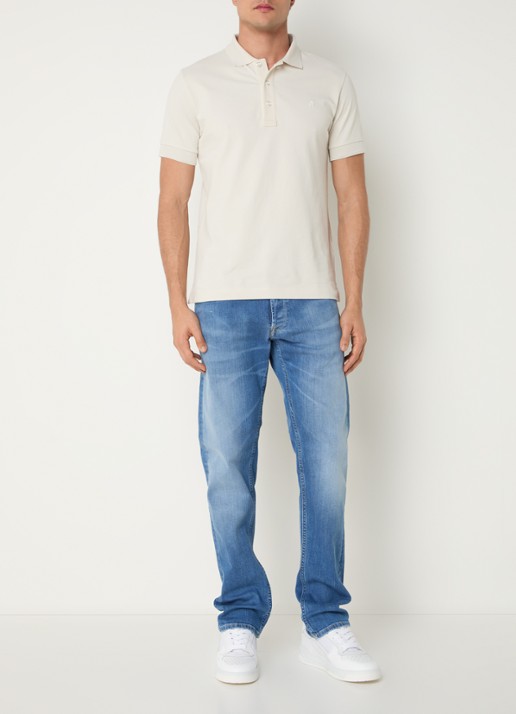 Replay 574 straight leg jeans met medium wassing - voorkant 3 indigo