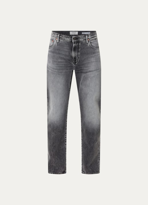 Replay Aideen slim fit jeans met gekleurde wassing - voorkant grijs