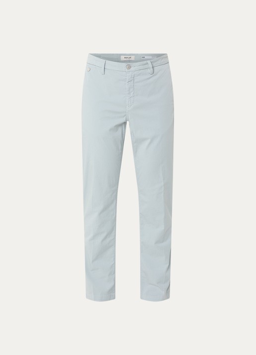 Replay Benni slim fit chino met steekzakken