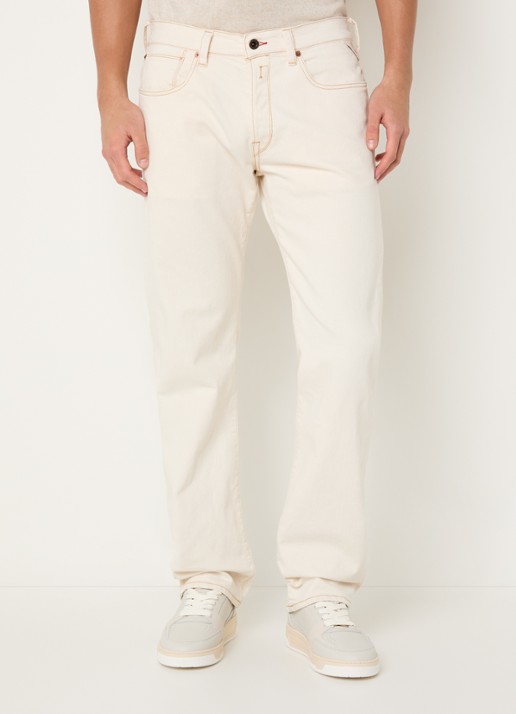 Replay Deryck straight leg jeans met steekzakken