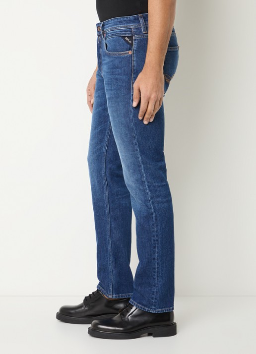 Replay Grover skinny jeans met donkere wassing - detail 5 indigo