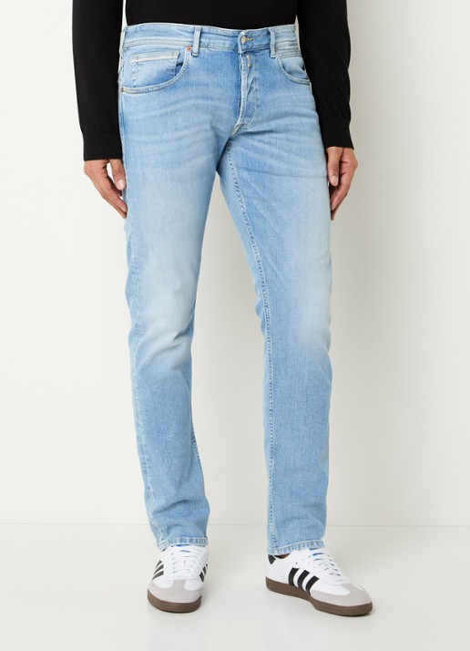 Replay Grover straight leg jeans met medium wassing