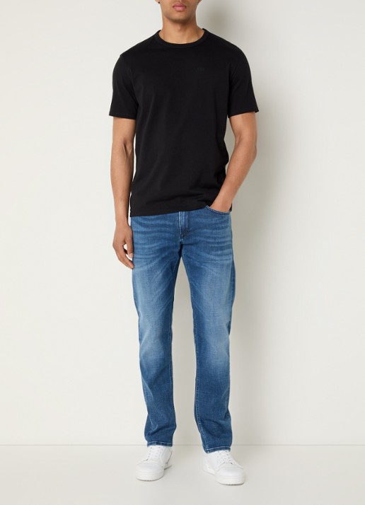 Replay Grover straight leg jeans met medium wassing - voorkant 8 blauw