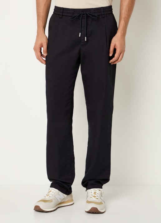 Replay Tapered fit chino met trekkoord en steekzakken