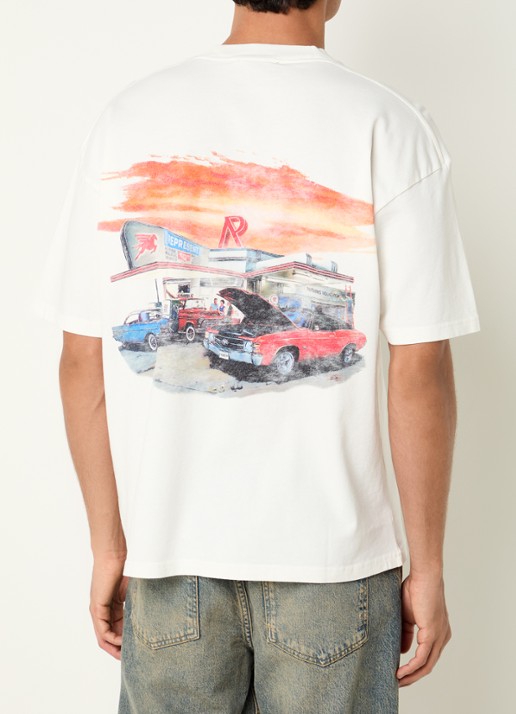 Represent 24 Hour service T-shirt met logo- en backprint