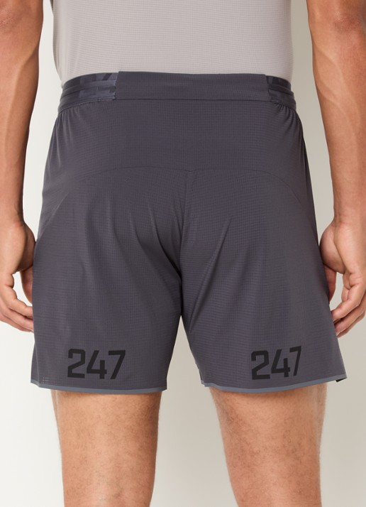 Represent 247 Aero loose fit korte broek met steekzakken - achterkant 4 antraciet
