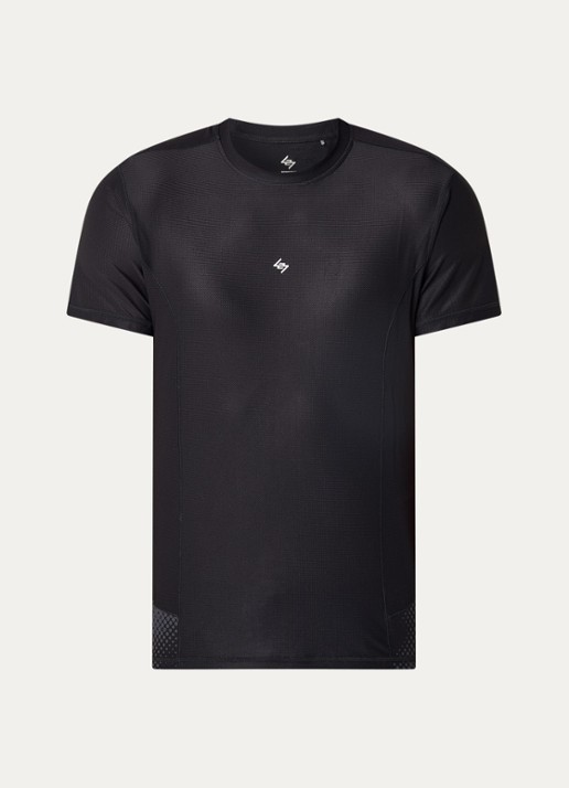 Represent 247 Hybrid trainings T-shirt met print - voorkant 3 zwart