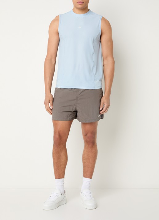 Represent 247 Hybrid trainings tanktop met print - voorkant 3 lichtblauw