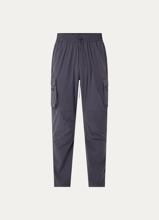 Represent 247 loose fit cargobroek met steekzakken - voorkant antraciet