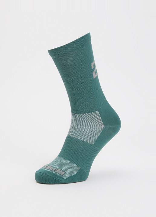 Represent 247 Numbers sportsokken met print - detail 3 zeegroen