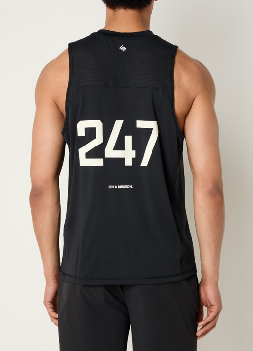 Represent 247 Numbers tanktop met logo- en backprint