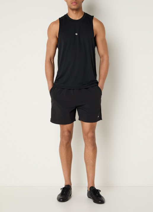 Represent 247 Numbers tanktop met logo- en backprint - voorkant 2 zwart