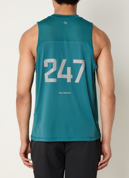 Represent 247 Numbers tanktop met logo- en backprint
