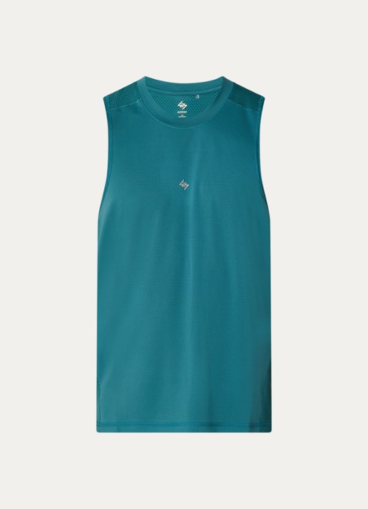 Represent 247 Numbers tanktop met logo- en backprint - voorkant 3 zeegroen