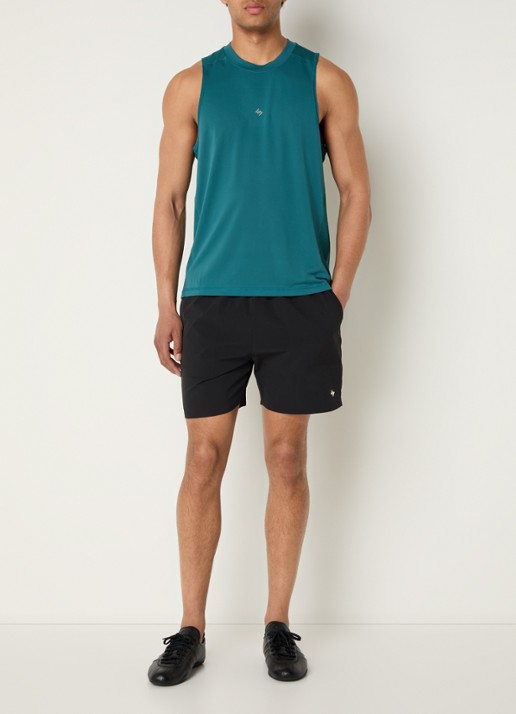 Represent 247 Numbers tanktop met logo- en backprint - voorkant 4 zeegroen