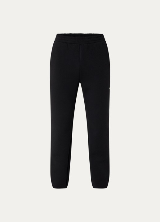 Represent 247 Numbers tapered fit joggingsbroek met logo en steekzakken - voorkant 4 zwart