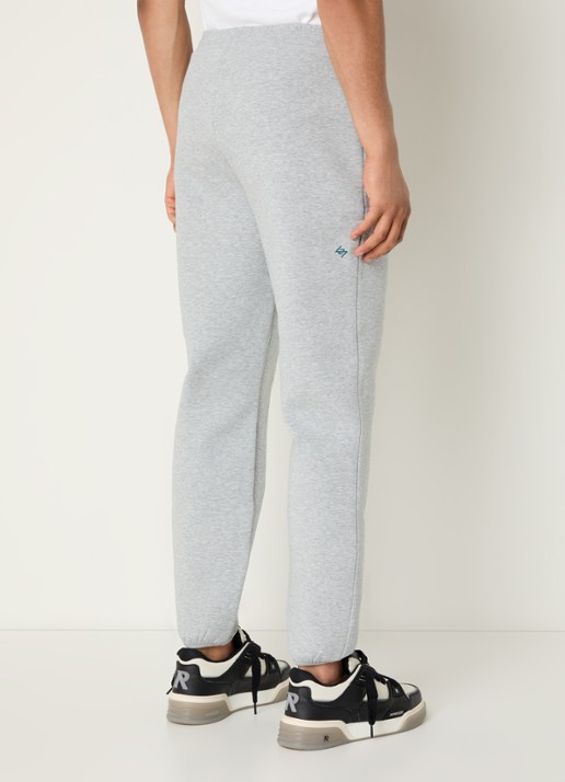 Represent 247 Numbers tapered fit joggingsbroek met logo en steekzakken - achterkant grijsmele