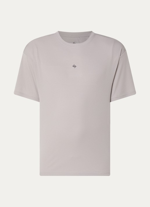 Represent 247 Power T-shirt met logoprint - voorkant 2 lichtgrijs