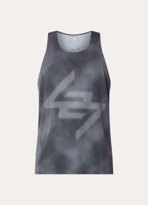 Represent 247 Ultra trainingstanktop met print - voorkant donkergrijs