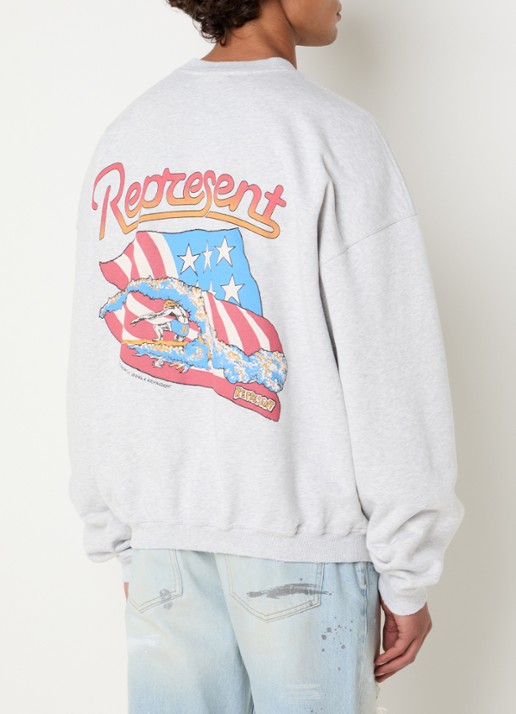 Represent Beach Boys sweater met logo- en backprint