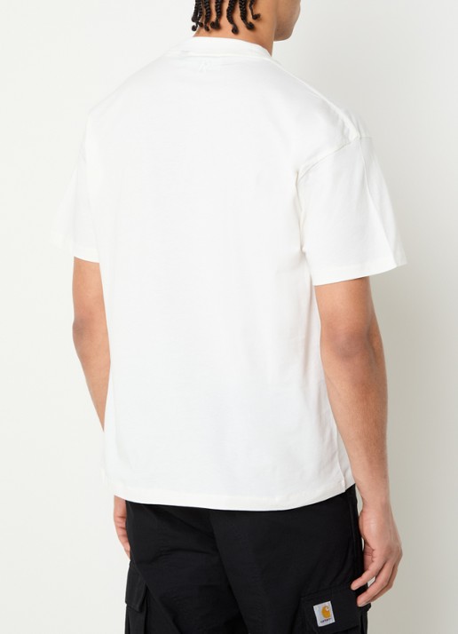 Represent Initial oversized T-shirt - achterkant beige
