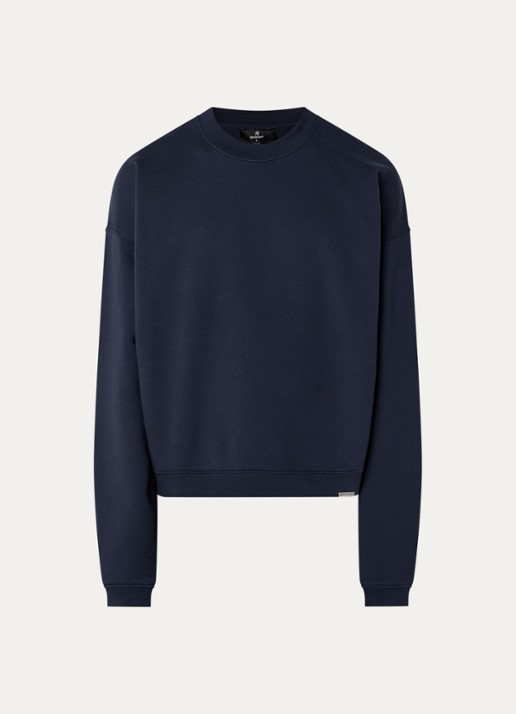 Represent Initial sweater met stretch - voorkant donkerblauw