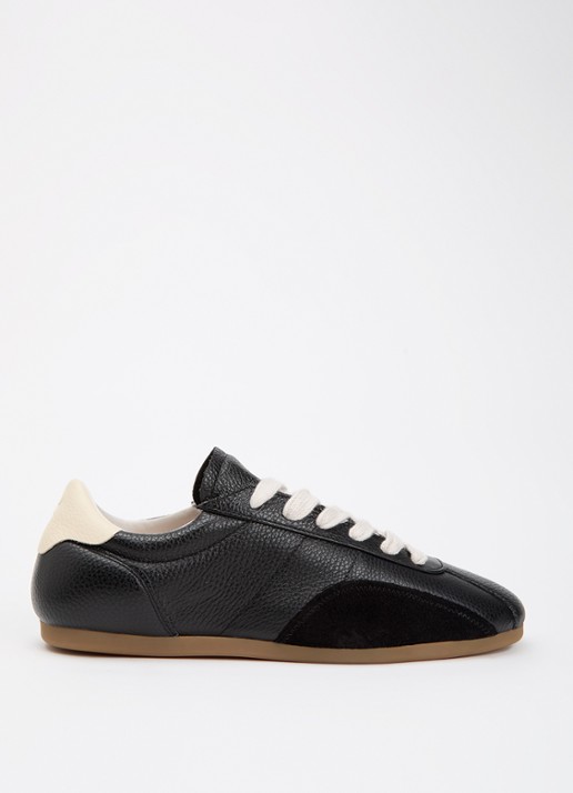 Represent Low-Pro sneaker van leer met suède details