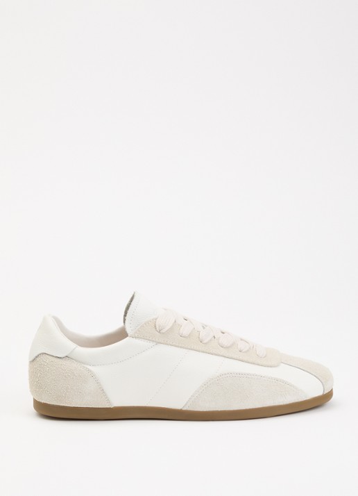 Represent Low-Pro sneaker van leer met suède details