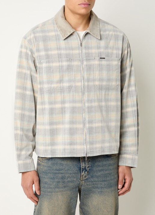 Represent Overshirt met ruitdessin en borstzakken