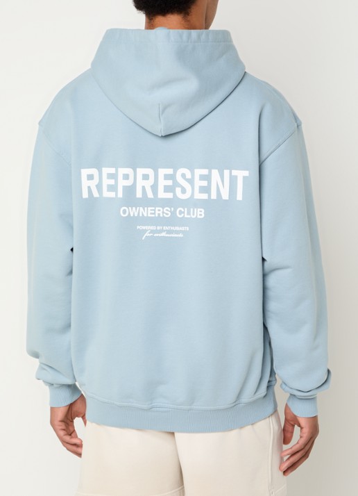 Represent Owners Club hoodie met logo- en backprint