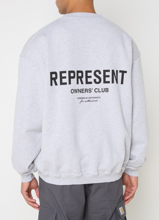 Represent Owners Club sweater met logo- en backprint