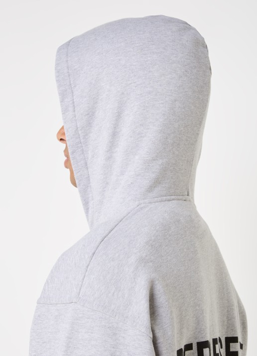 Represent Owners Club sweatvest met logo- en backprint - detail 2 grijsmele