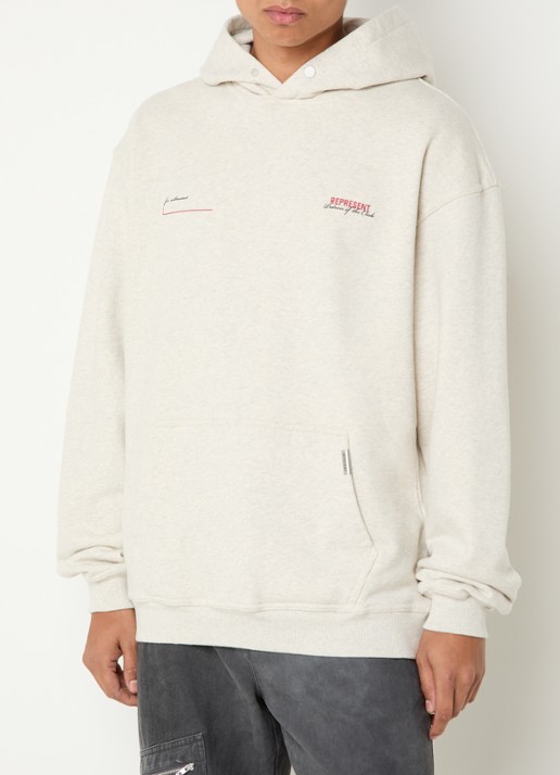 Represent Patron Of The Club hoodie met logo- en backprint