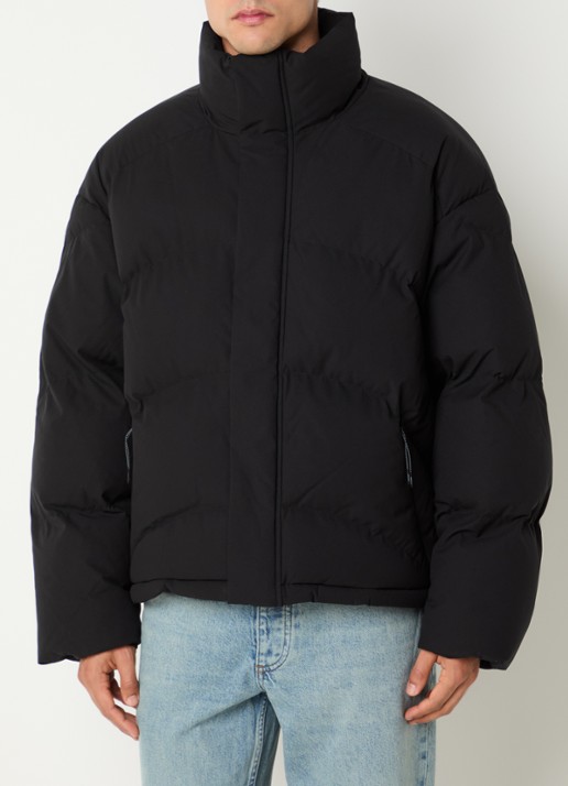 Represent Puffer jack met steekzakken