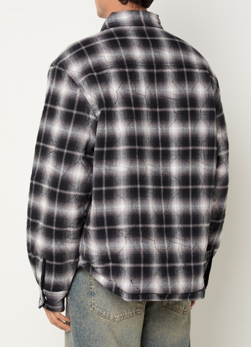 Represent Quilted jack met borstzak - achterkant zwart