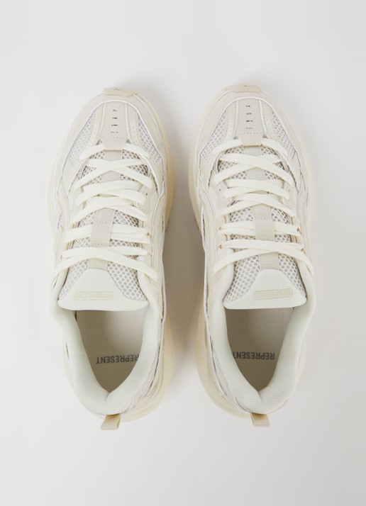 Represent Storm Runner sneaker met mesh details - detail 3 creme